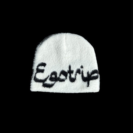 BEANIE EGO MOHAIR WHITE